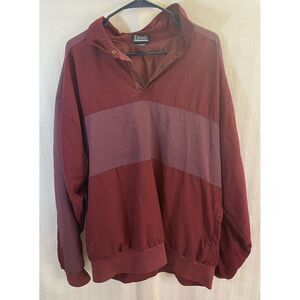 Ethnic Golf Wear Men's Pullover Maroon‎ XL